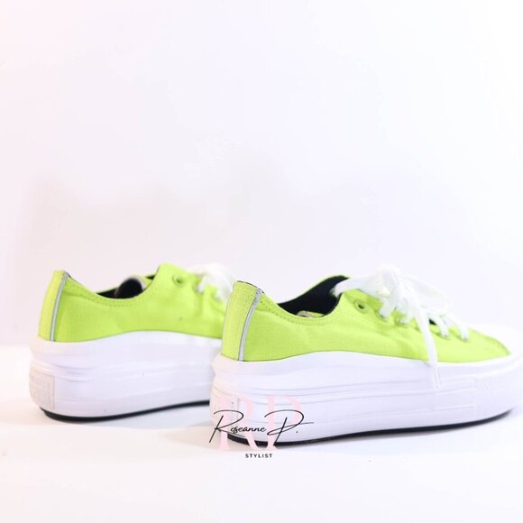 Converse Chuck Taylor All Star Move Low Lime Twist SZ 7 NWOT - Picture 4 of 7